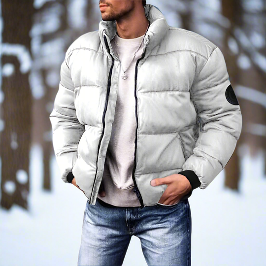 R&B | Daunenjacke Isolierend und Leicht Hoher Kragen Gestepptes Design Winddicht und Warm