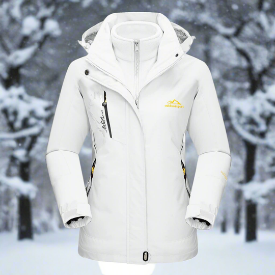 R&B | Shell-Jacke - Wasserdicht und Winddicht - Isolierte Innenausstattung - Abnehmbare Kapuze - Verstellbare Manschetten
