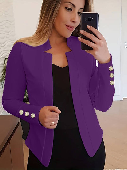 R&B | Freizeit Damen Blazer Mit Knöpfen