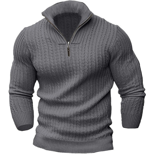 R&B | Trendiger Pullover mit Reißverschluss für Männer