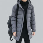 R&B | Lang geschnittene gepolsterte Winter Parka Jacke