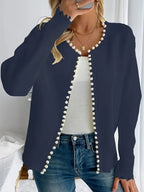 R&B | Strickjacke für Damen, elegant & mit Perlen