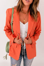 R&B | Ein-Knopf gepolsterter Schulter Blazer