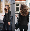 R&B | Elegante Italienische Lederbikerjacke