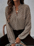 R&B | Stilvolle Bluse mit Grafischem Muster Polyester Elegant und Komfortabel