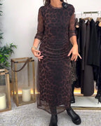 R&B | Kleid mit Leopardenmuster