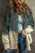 R&B | Patchwork Cam Jacket in Checkered Cotton Blend Trendy und Unique
