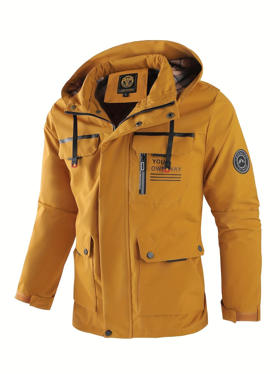R&B | Herren Kapuzen Utility Jacke