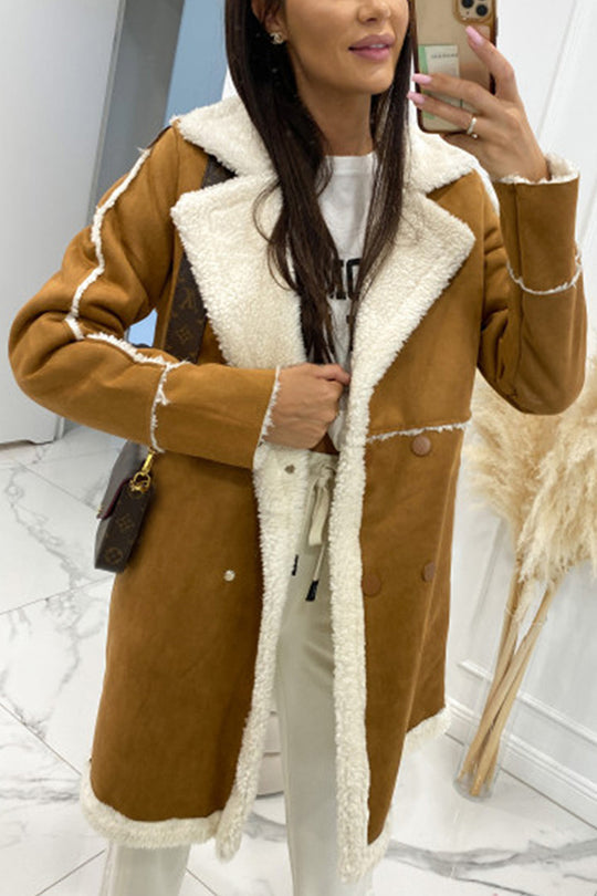 R&B | Lammwolle Patchwork Freizeitjacke