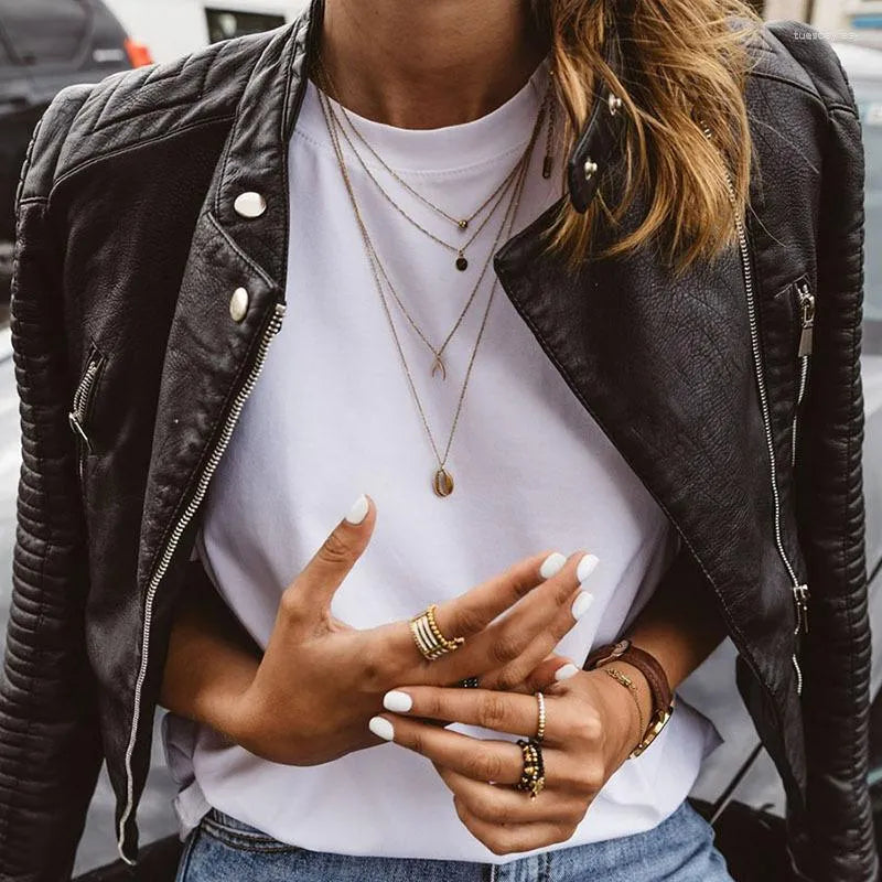 R&B | Leder Bikerjacke - Cool & Stilvoll