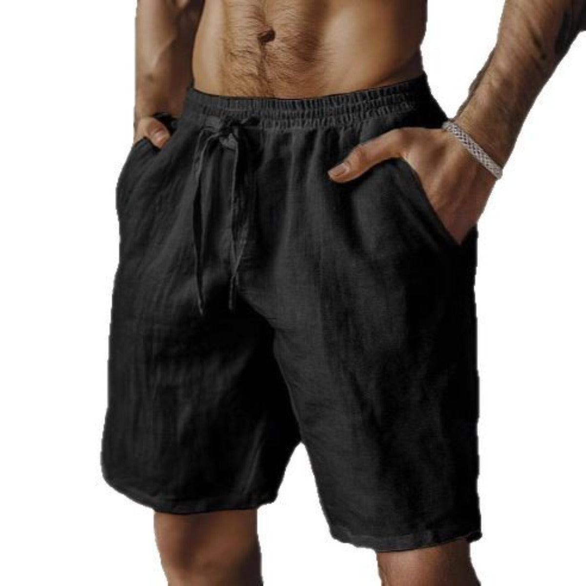 R&B | Herren-Schnürshorts aus Baumwolle