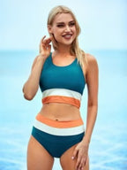 R&B | Großer Bikini mit geteiltem Reißverschluss
