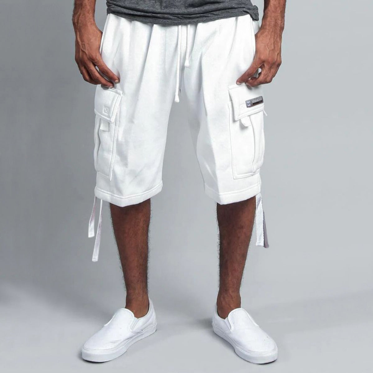 R&B | Gerade Shorts mit mehreren Taschen