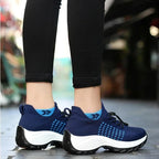 Leichtgewicht gestrickte Leicht athleticschuhe R&B