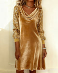 R&B | Kleid Aus Samt und Pailletten