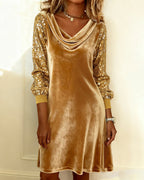 R&B | Kleid Aus Samt und Pailletten