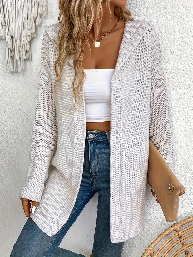 R&B | Strickjacke mit Angriffsbereiter Kapuze