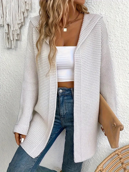 R&B | Strickjacke mit Angriffsbereiter Kapuze
