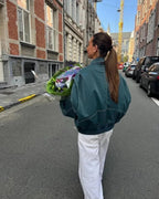 R&B | Lederjacke Lässig und Cool Schwarz Ideal für Frühling, Herbst und Winter