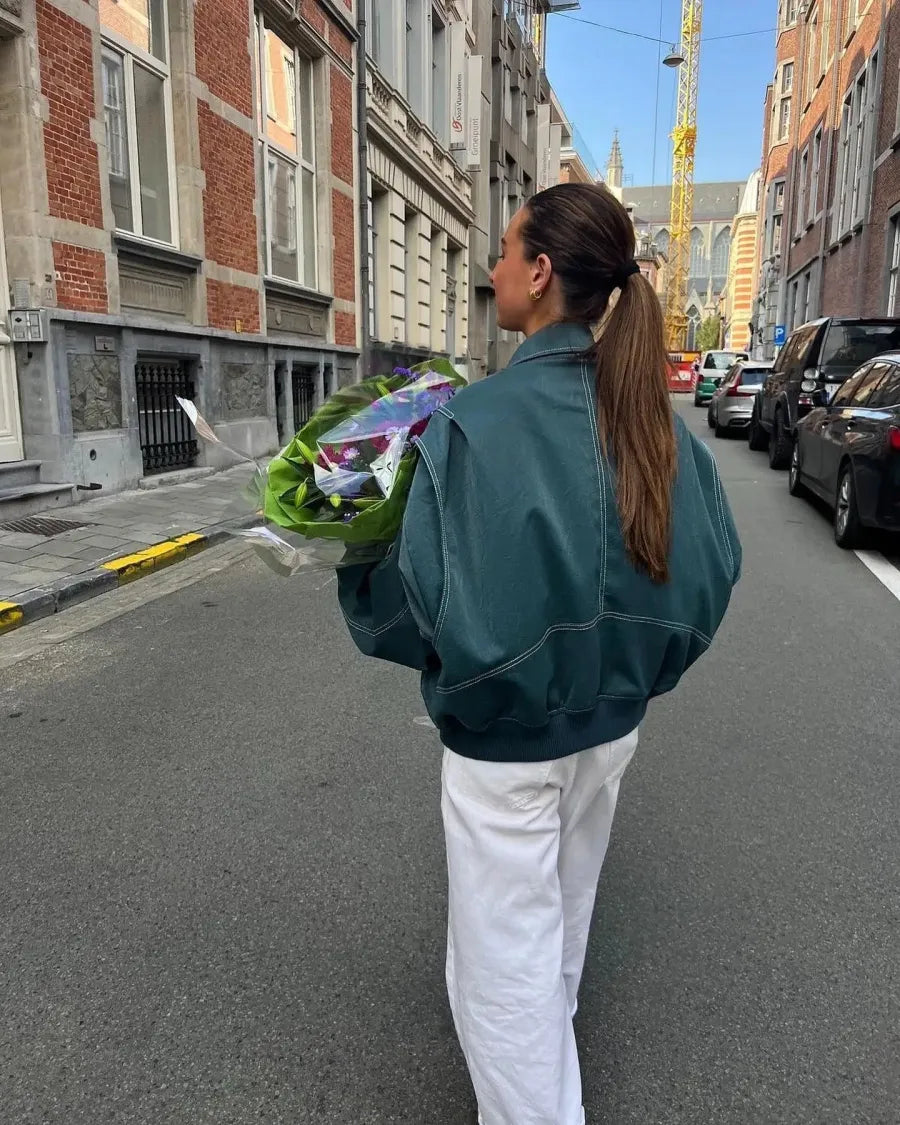 R&B | Oversized Lederjacke
