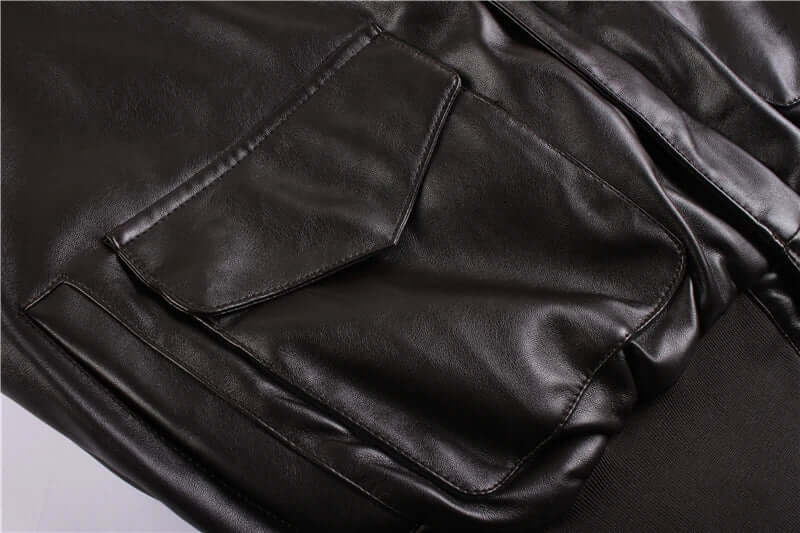 R&B | Herren Lederjacke mit praktischen Taschen