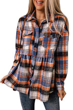 R&B | Checkered Shirt With A-cut Cotton Blend Ideal for Everyday Look
