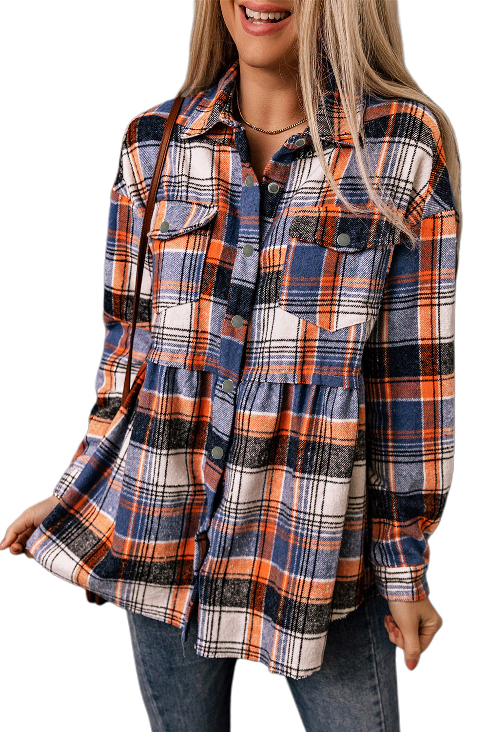 R&B | Checkered Shirt With A-cut Cotton Blend Ideal for Everyday Look