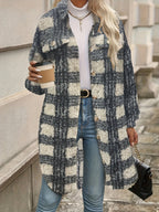 R&B | Langarmige Jacke Aus Teddyfleece Acryl Warm und Trendy