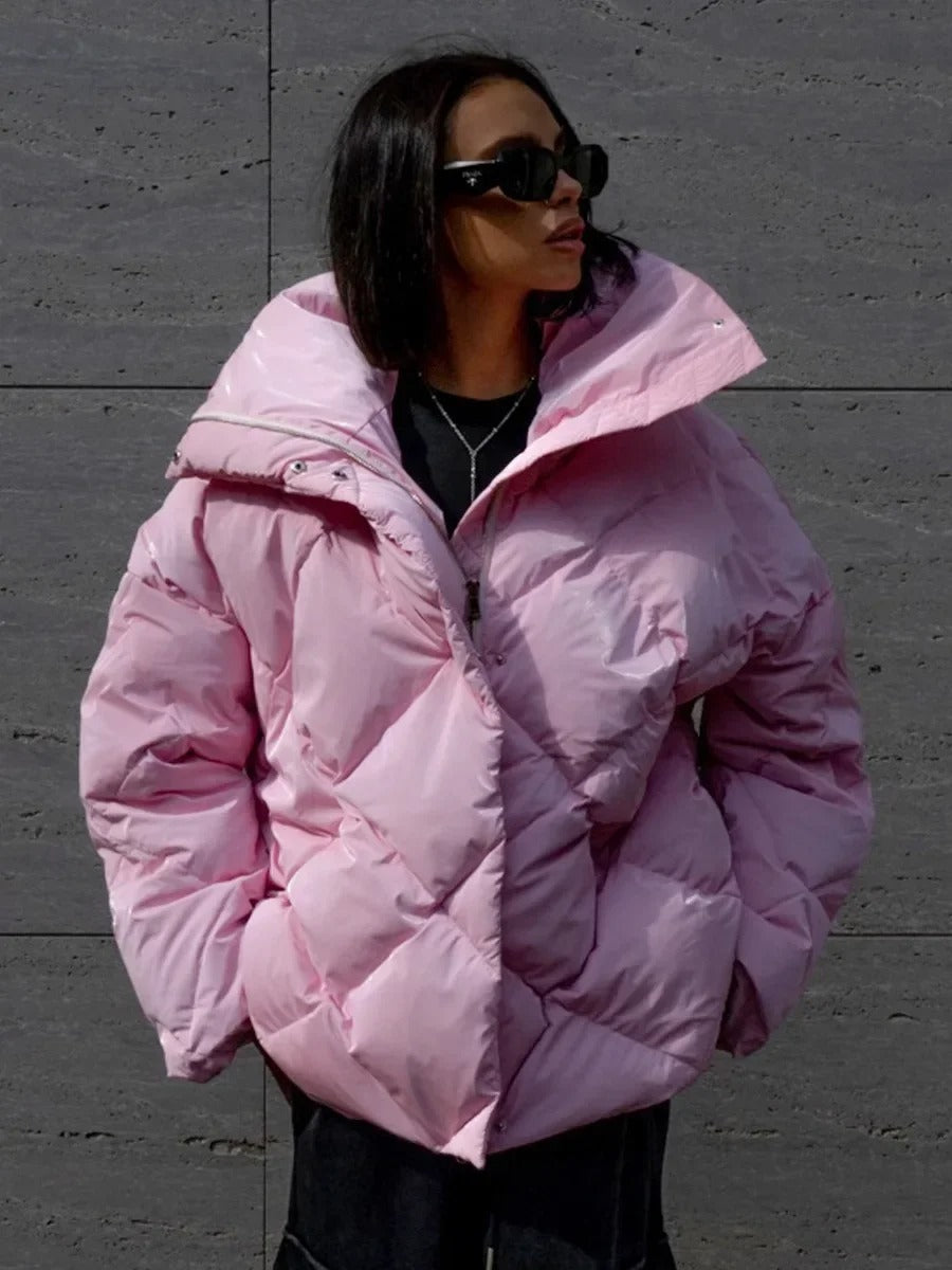 R&B | Oversized Puffer mit Reißverschluss