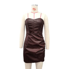 R&B | Schlauchtop und hippes PU-Kleid