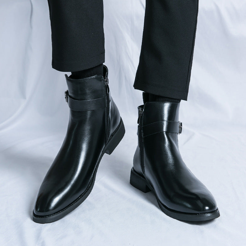 R&B | Klassische Leder Herrenstiefel