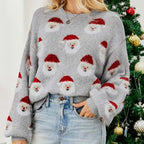 R&B | Weihnachtlicher Strickpullover mit Rentiermotiv