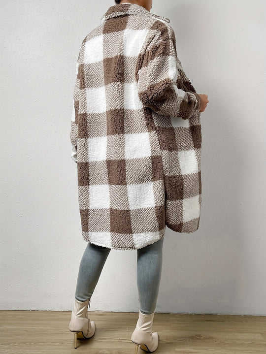 R&B | Sherpa-Jacke - elegante Damen-Außenjacke für Stil und Wärme
