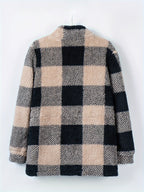 R&B | Karierte Jacke Aus Weichem Material Polyester Bequem und Stilvoll