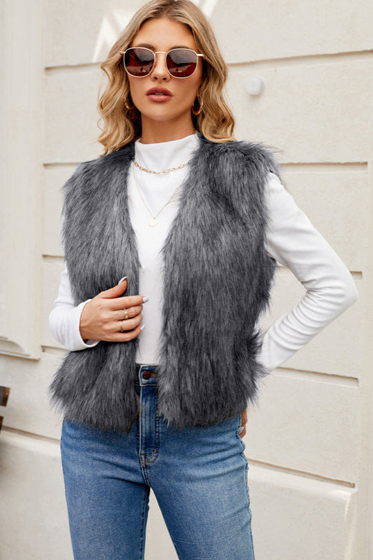 R&B | Faux Fur Weste Elegant und Zeitlos Weicher Komfort