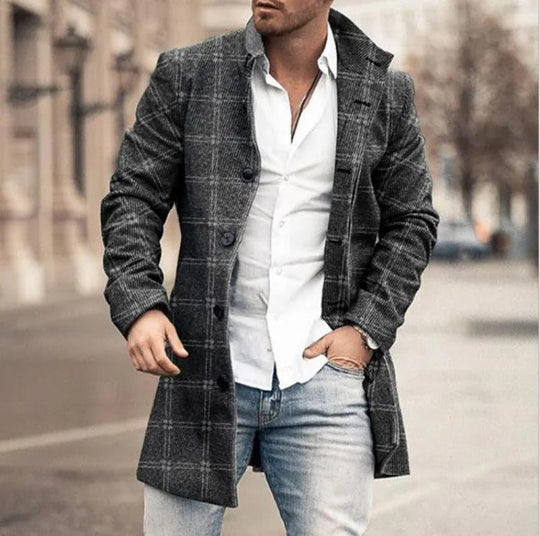 R&B | Wollen Herrenmantel