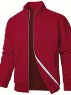 R&B | Leichtgewicht Jacke mit Strukturmuster Polyester Komfort und Stil