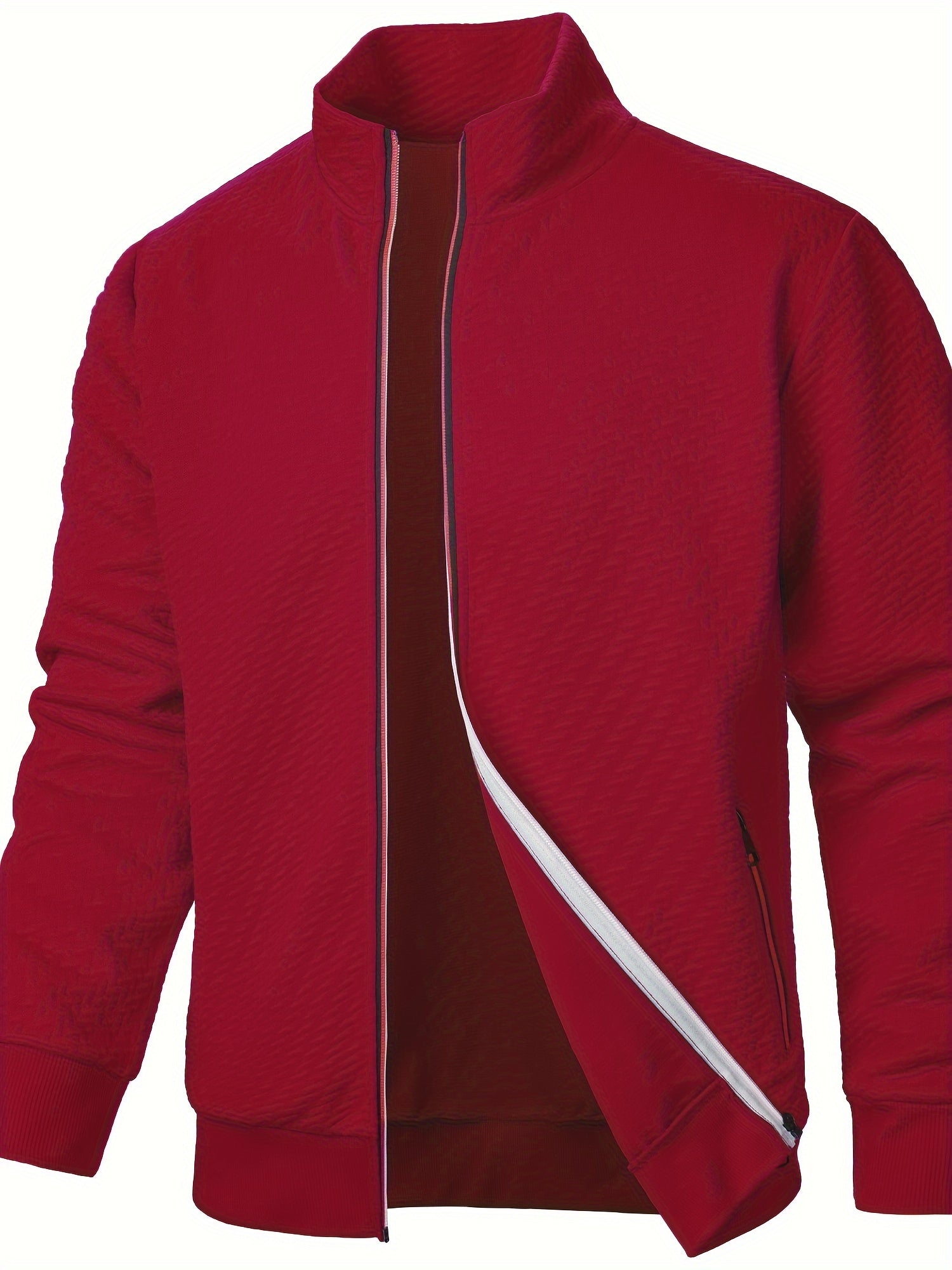 R&B | Leichtgewicht Jacke mit Strukturmuster Polyester Komfort und Stil