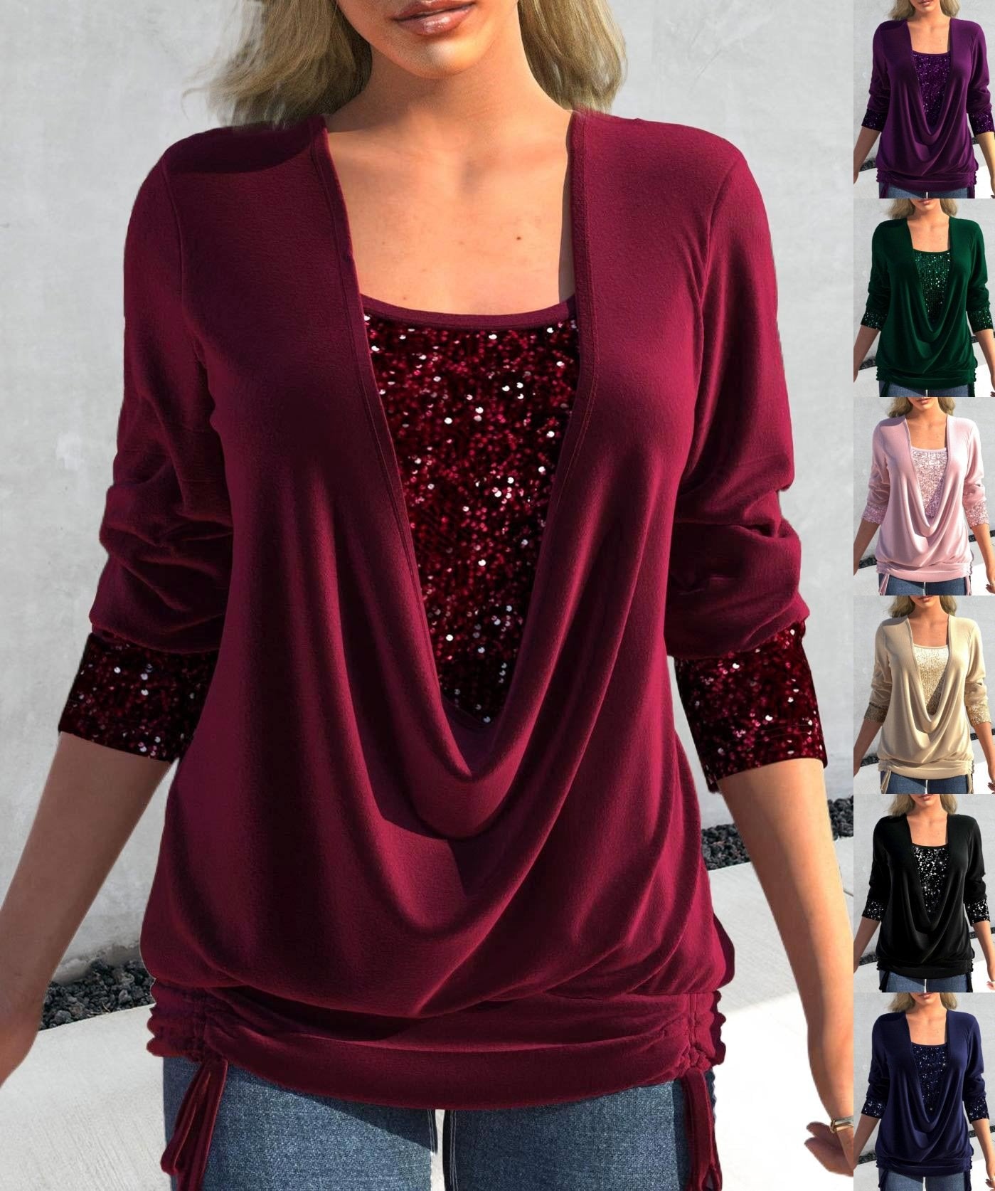 R&B | Glitzer Pailletten Top