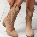 Elegante Niedrig Geschnittene Stiefel R&B