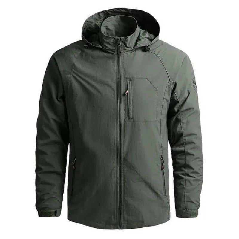 R&B | Wasserdichte atmungsaktive Cargo-Jacke für Herren
