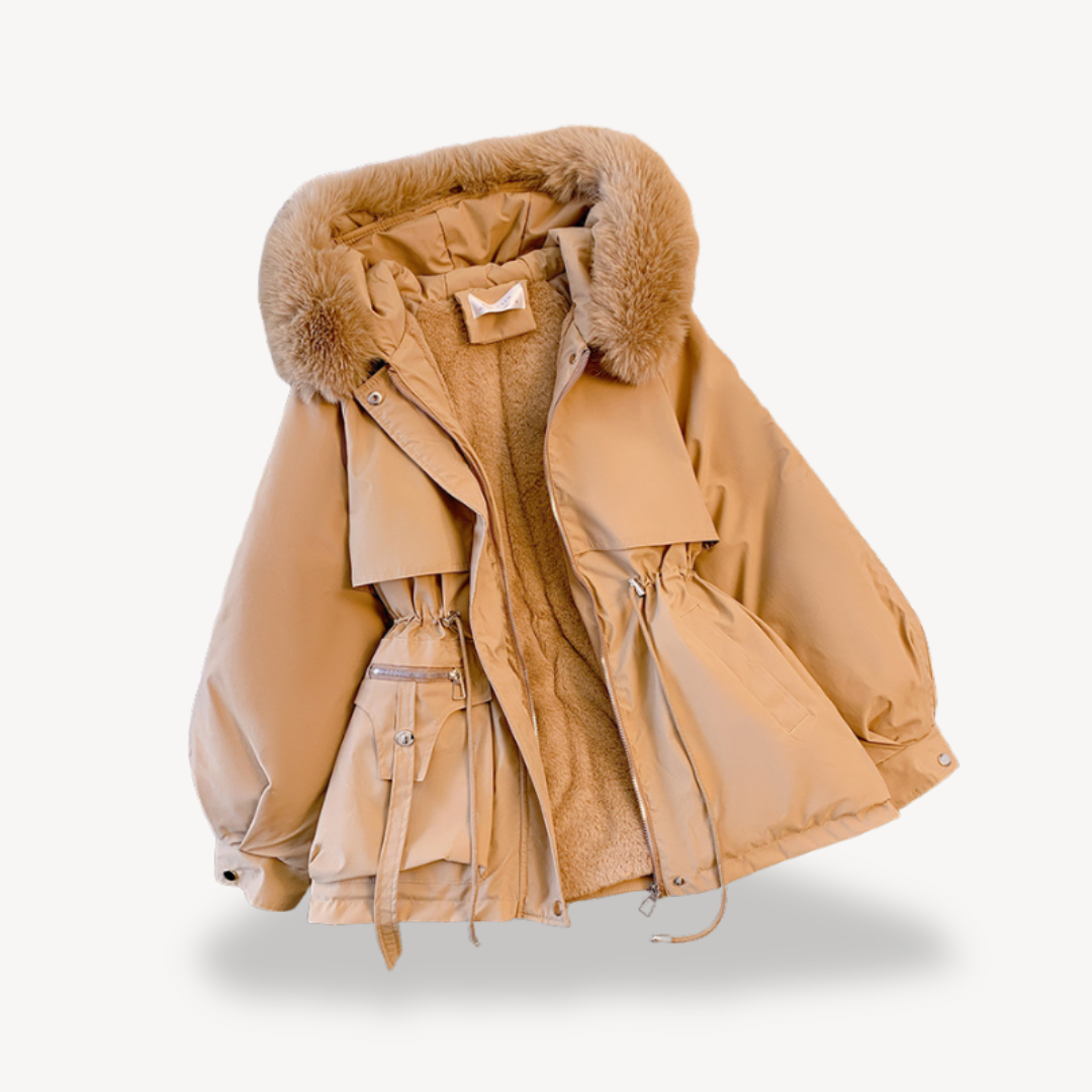 R&B | Damen Kunstfell Gefütterte Parka Jacke