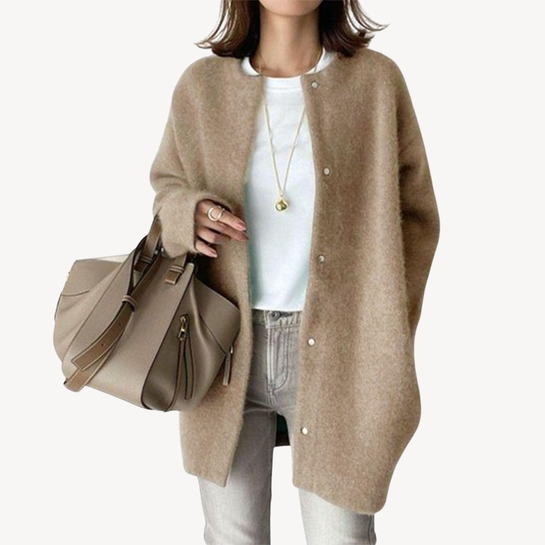 R&B | Damen Knopfleiste Strickjacke