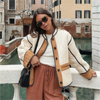 R&B | Übergangsjacke für Damen mit Knopfdetail