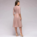 R&B | Elegantes Midi-Kleid mit femininer Silhouette
