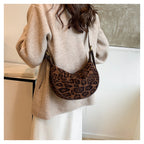 R&B | Vintage Umhängetasche mit Leopardenmuster