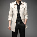 R&B | Herren Stilvoller Trenchcoat - Wasserdicht & Winddicht