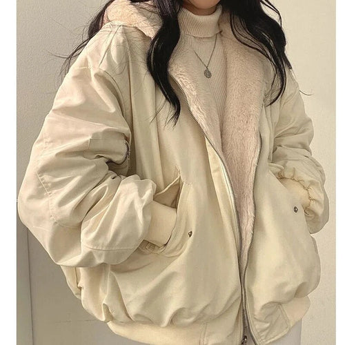 R&B | Damen Pufferjacke mit Teddyfell