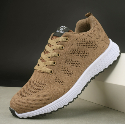 Bequeme Atmungsaktive Damen Alltag Leichte Lauf Sneaker R&B
