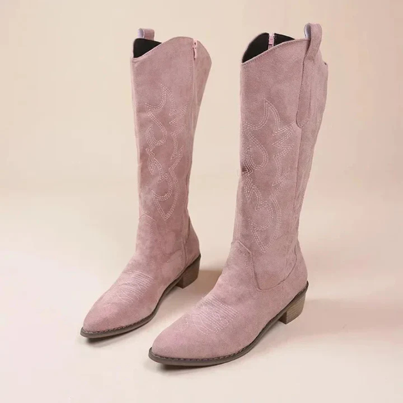 Bequeme Warme Western Klassisch Robuste Schöne Stiefel R&B